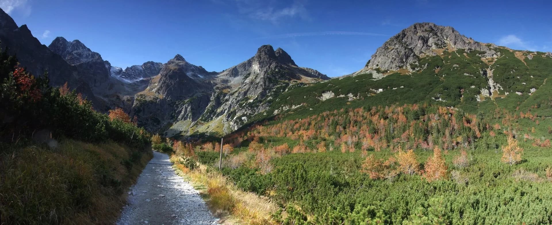 Weg zum Grünsee in der Hohen Tatra