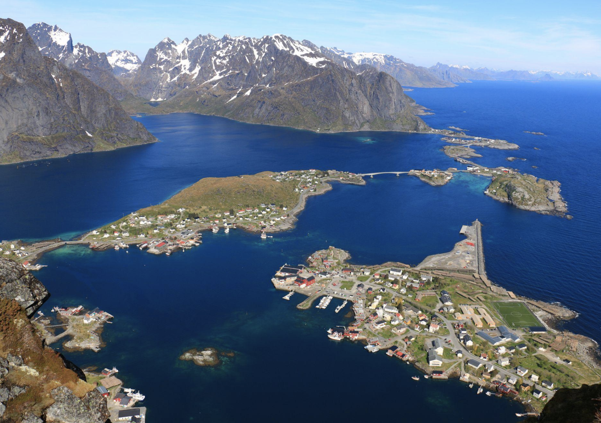 3.Tag: Fährfahrt von Bodø nach Moskenes und Tour auf den Reinebringen